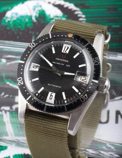 UNIVERSAL GENEVE
(POLEROUTER SUB), vers 1965...