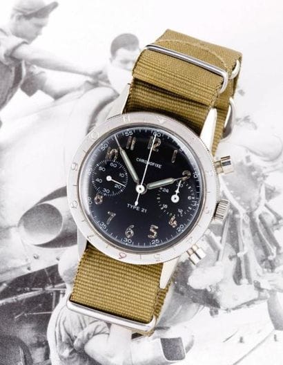 CHRONOFIXE
(CHRONOGRAPHE TYPE 21 N° 80),...