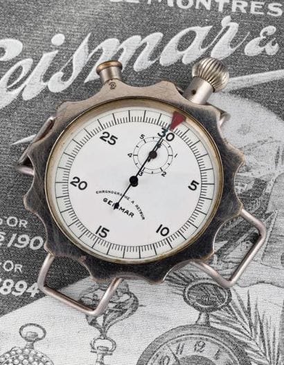 GEISMAR
(CHRONOGRAPHE A RETOUR - N° 12),...