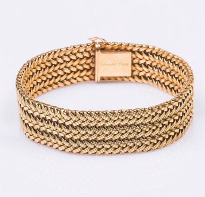 Bracelet ruban en or jaune 18 carats (750...
