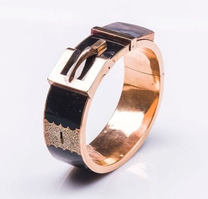 Bracelet rigide en or jaune 14 carats (585...
