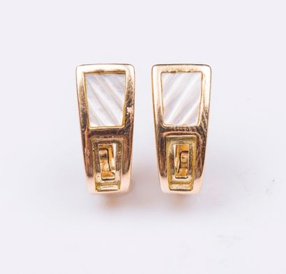 MAUBOUSSIN
Paire de clips d'oreilles en or...