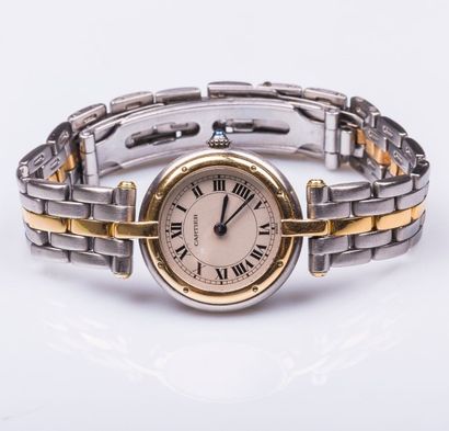 CARTIER
(VENDÔME OR & ACIER / GODRONNÉE),...