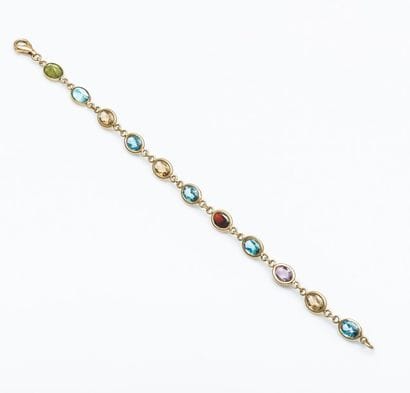 Bracelet souple en or jaune 18 carats (750...