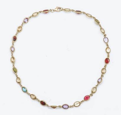 Collier souple en or jaune 18 carats (750...