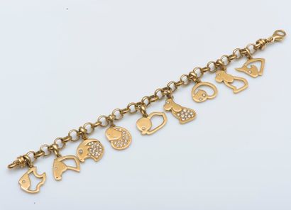 MARINA B

Bracelet charms en or jaune 18...