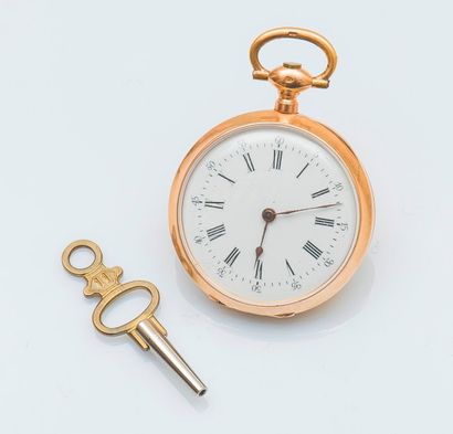 Montre de col en or jaune 18 carats (750...