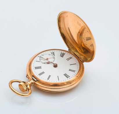 Montre de poche en or jaune 18 carats (750...