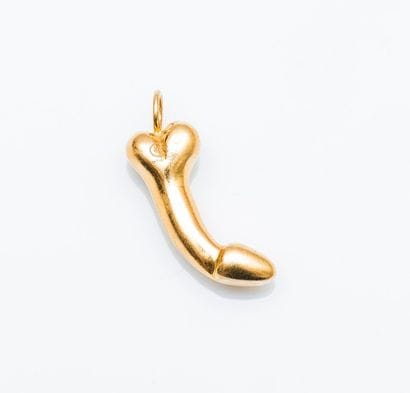Pendentif en or jaune 18 carats (750 millièmes)...