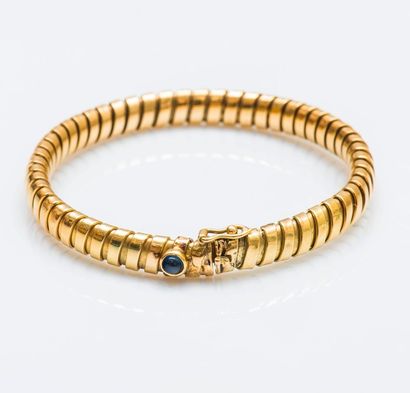 Bracelet souple en or jaune 18 carats (750...