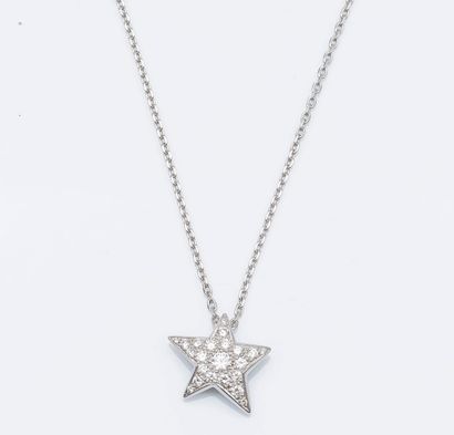 CHANEL

Pendentif «Comète» en or gris 18...