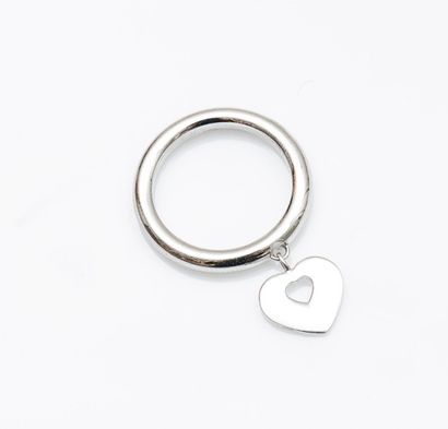 POIRAY

Bague jonc en or gris 18 carats (750...