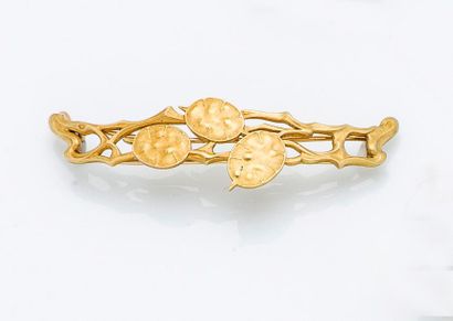 ARTHUS BERTRAND
Barrette en or jaune 18 carats...