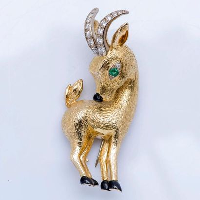 VAN CLEEF & ARPELS vers 1960
Clip de revers...