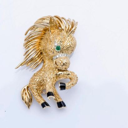 VAN CLEEF & ARPELS vers 1960
Clip de revers...