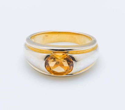 BOUCHERON
Bague en or deux tons 18 carats...