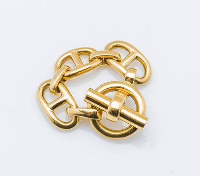 HERMÈS
Bague «Chaîne d’ancre» en or jaune...