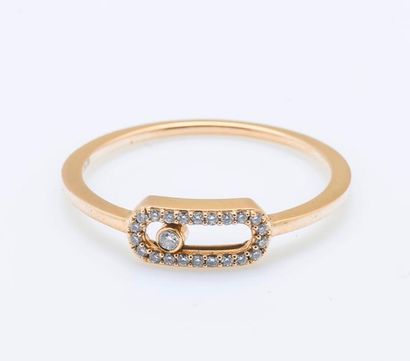 MESSIKA
Bague «Move Uno» en or jaune 18 carats...
