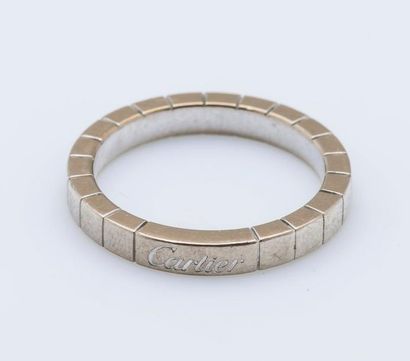CARTIER
Alliance «Lanière» en or gris 18...