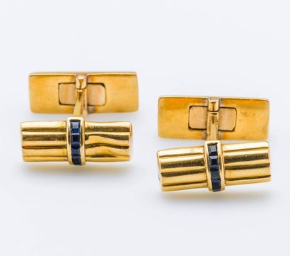 HERMÈS
Paire de boutons de manchettes en...