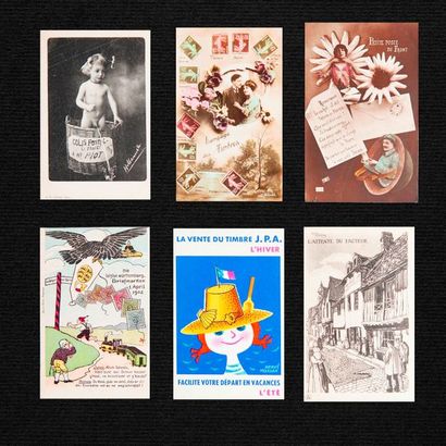 THÈME DE LA POSTE - Facteurs, services postaux,...