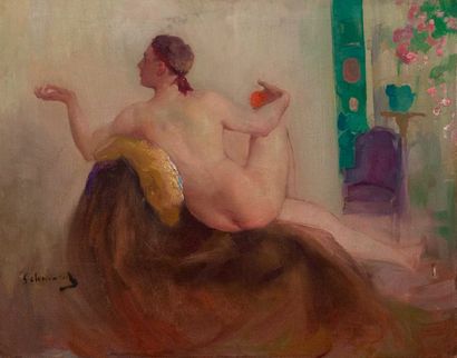 Pavel CHMAROFF (1874-1950),
Nu masculin

Huile...