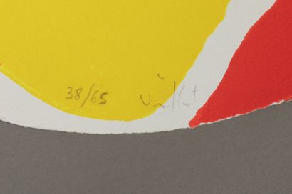 Claude VIALLAT(born 1936), 
Tondo Ying-Yang2...
