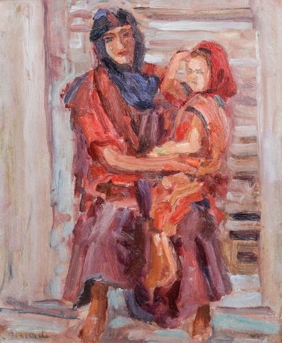 Edgar NACCACHE (Tunis 1917- Paris 2006)
Woman...