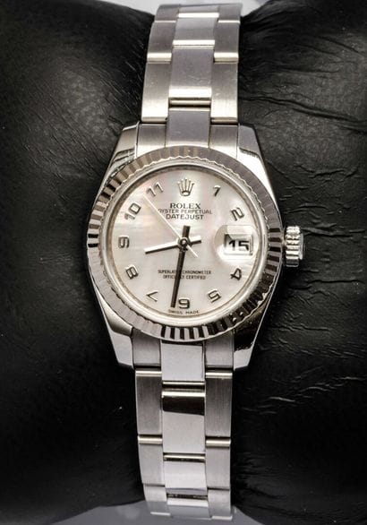 ROLEX
Lady's watch bracelet in steel. Lady-Datejust...