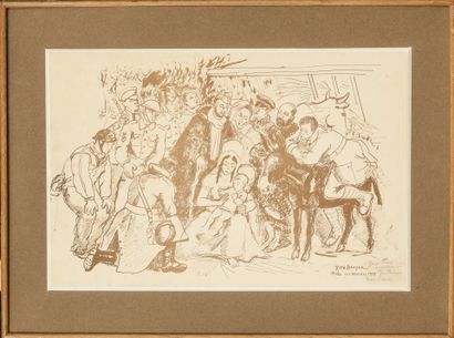 Yves Brayer (1907-1990), 
Noël aux Armées...