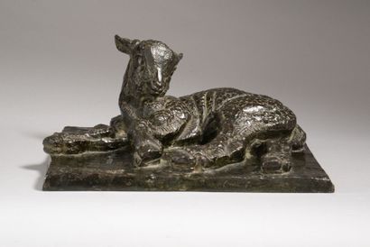 Jeanne PIFFARD ( 1892-1971)
Agneau Couché
Sculpture...