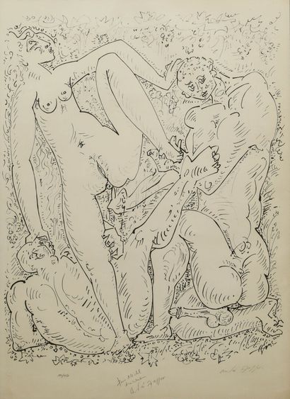 Andre Masson (1896-1987),
Nudes
Lithograph...