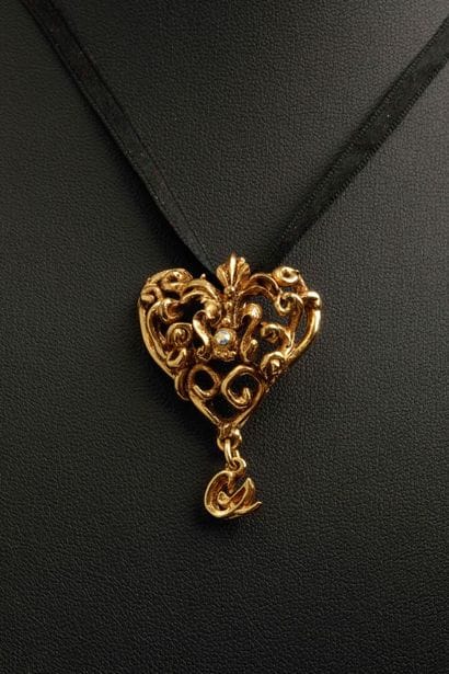 Christian LACROIX, 
Heart-shaped pendant...