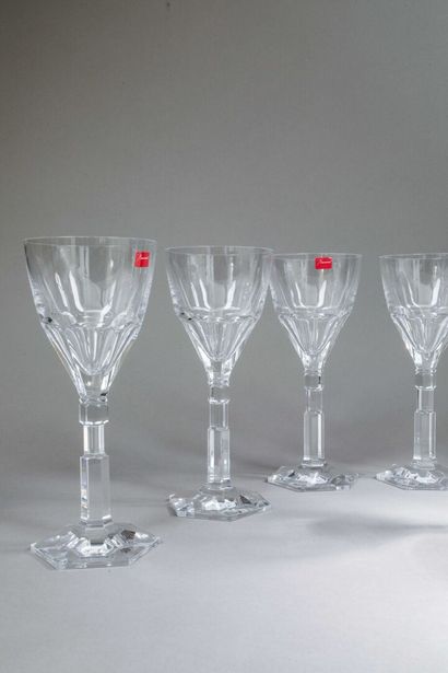 Thomas BASTIDE pour BACCARAT, 2011.
6 verres...