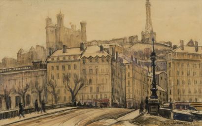 Jean JULIEN (1888-1974)
View from a Bridge...