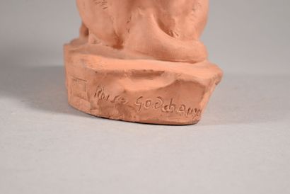 Roger GODCHAUX (1878-1958)
Lionne aux Aguets
Sculpture...