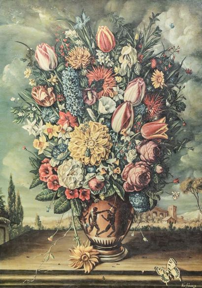 MODERN SCHOOL
Still Life with Bouquet of...