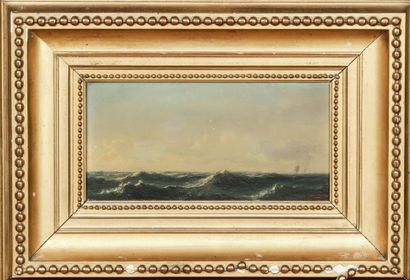 19th century FRENCH SCHOOL
Marine
Oil on...
