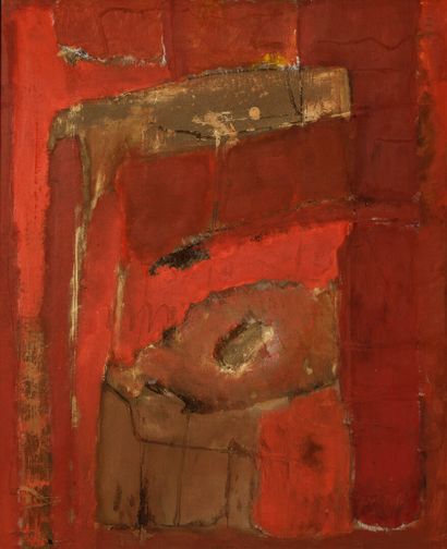 Michelle SENLIS (1933-2020)
Composition rouge
Dyptique,...