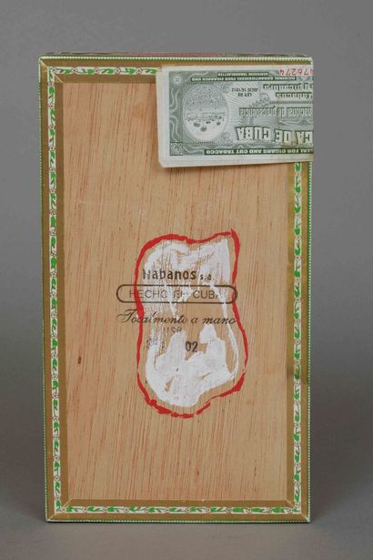 Claude VIALLAT (born 1936)
Cigar box painted...