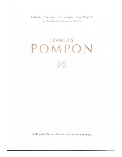 François POMPON (1855-1933)
Tourterelle,...