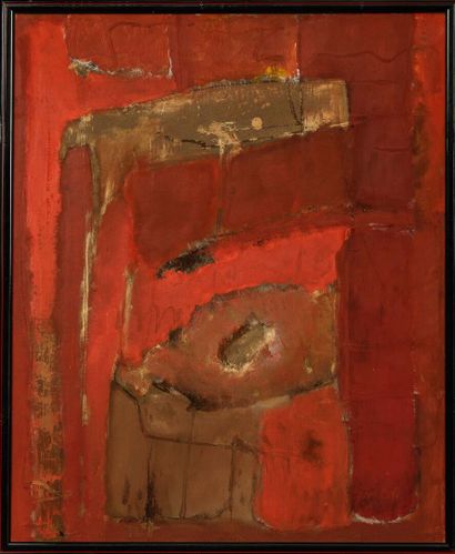 Michelle SENLIS (1933-2020)
Composition rouge
Dyptique,...