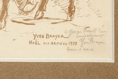 Yves Brayer (1907-1990), 
Noël aux Armées...