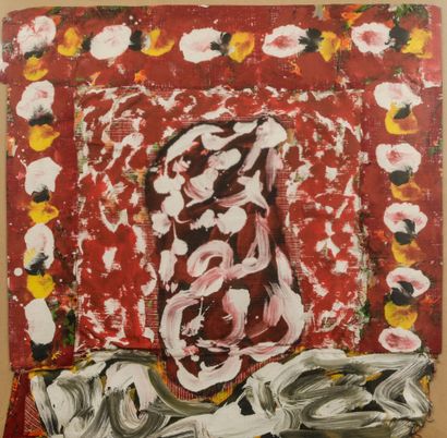 Claude VIALLAT (born 1936)
Cul de fauteuil,...