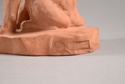 Roger GODCHAUX (1878-1958)
Lionne aux Aguets
Sculpture...