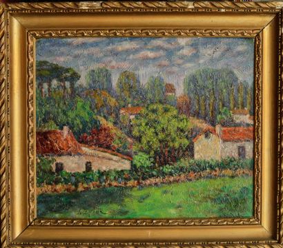 MODERN SCHOOL
Village in the countryside
Oil...