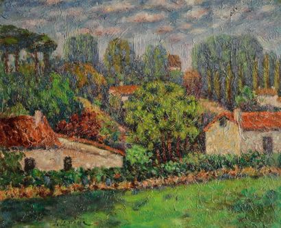 MODERN SCHOOL
Village in the countryside
Oil...