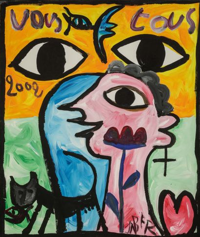 JABER (1938-2021)
All of you (2002)
Acrylic...