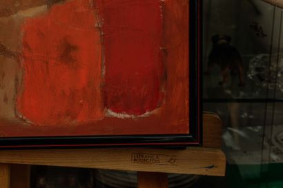 Michelle SENLIS (1933-2020)
Composition rouge
Dyptique,...