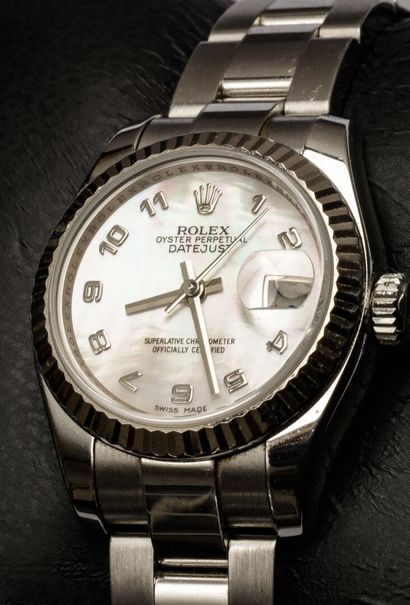 ROLEX
Lady's watch bracelet in steel. Lady-Datejust...